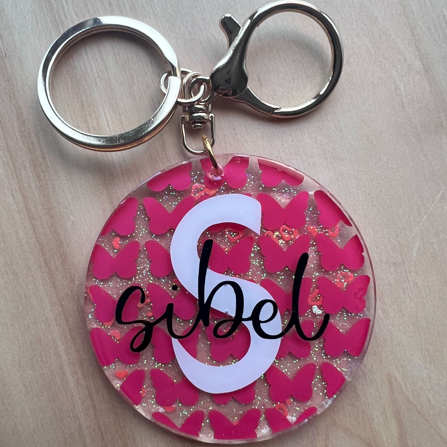 Fluttera Işıltılı Anahtarlık