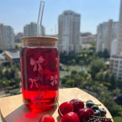 Whimsy Bambu Kapaklı Bardak